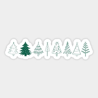 Christmas Trees Sticker